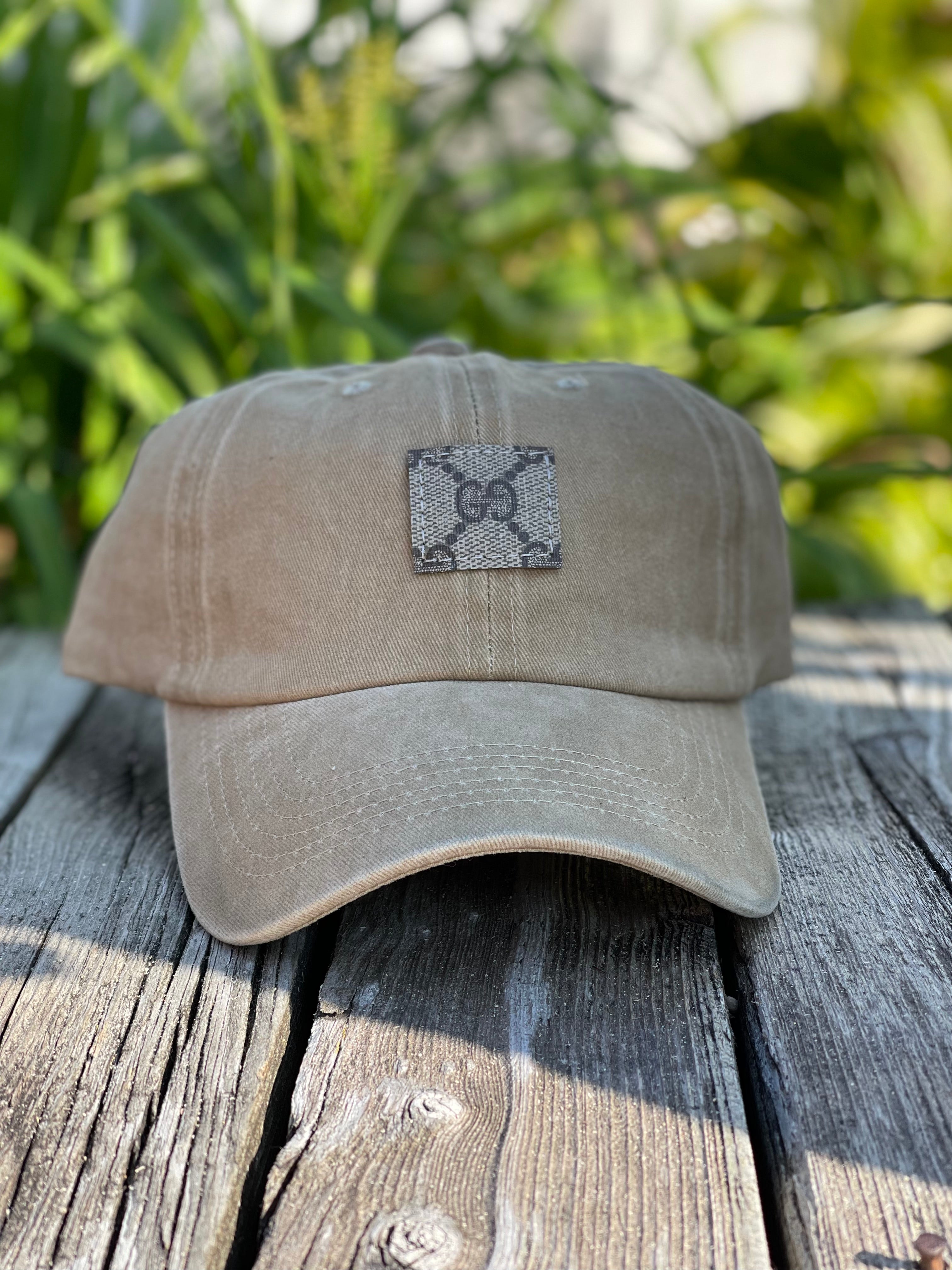 Custom Army Green LV Dad Hat